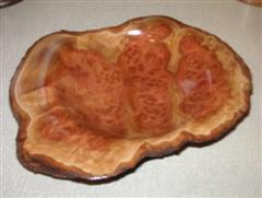 Burr platter by Bert Lanham